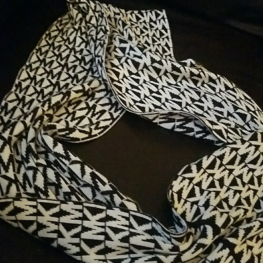 Michael Kors monogram infinity scarf